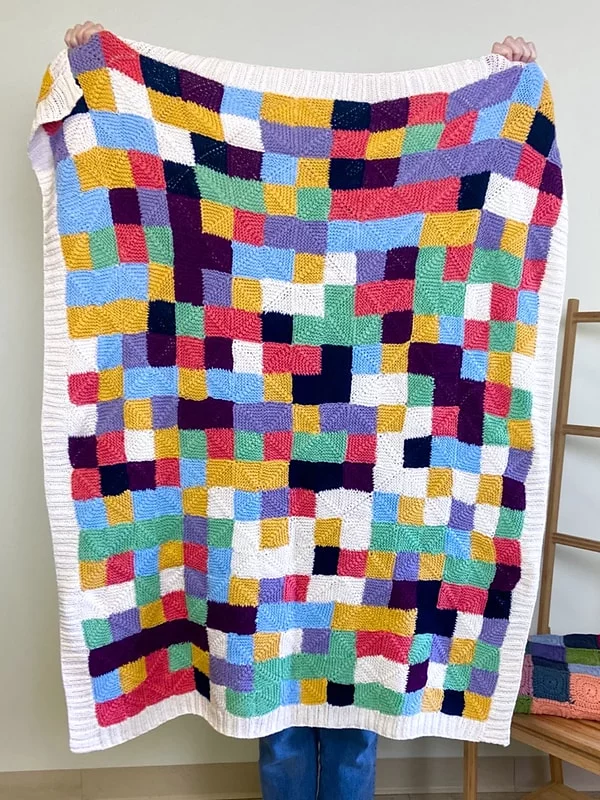 Mindful Mosaic Blanket (Knit)