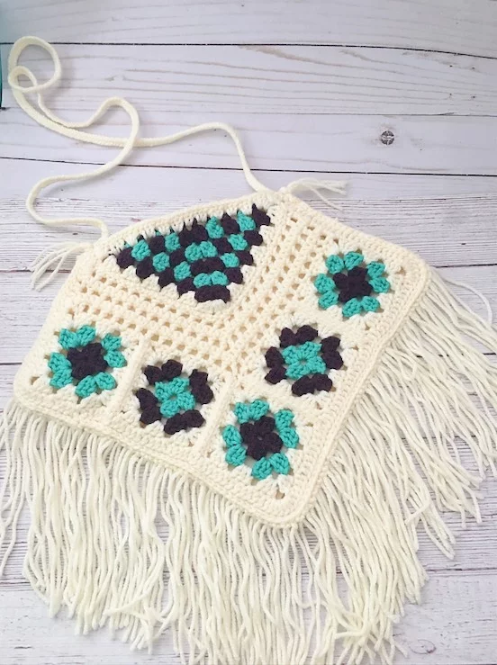 Granny Square Boho Bag