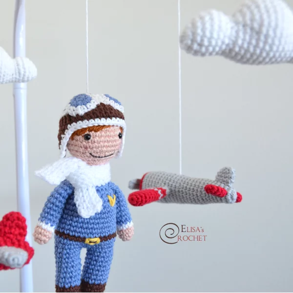 Airplane Mobile Crochet Pattern