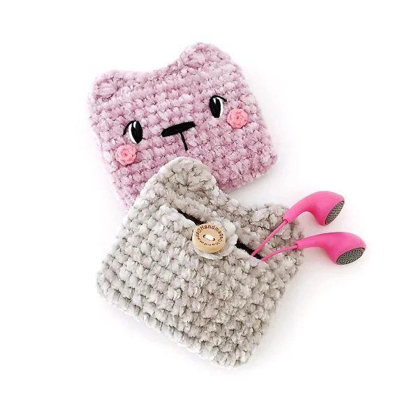 Bear Crochet Pouch