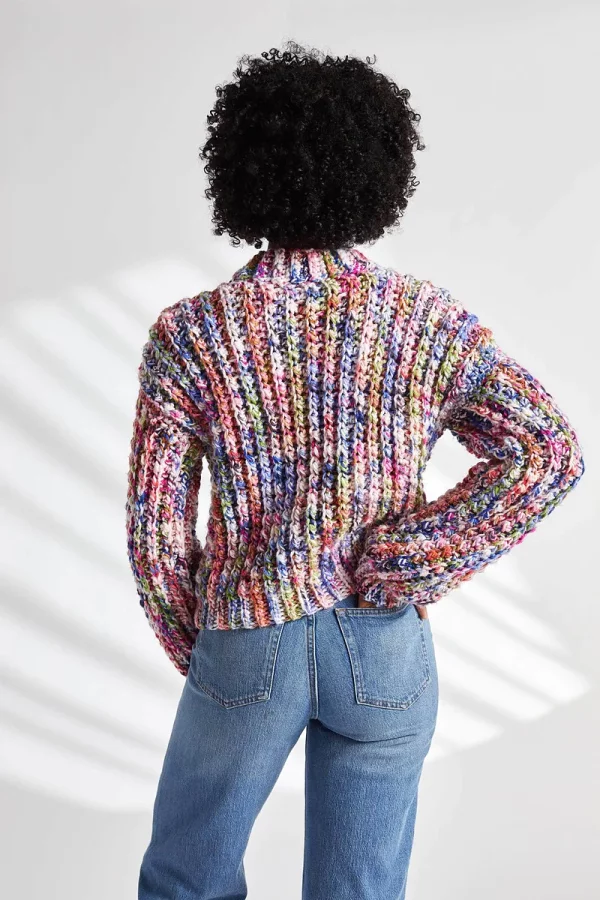 Crinkle Rib Pullover