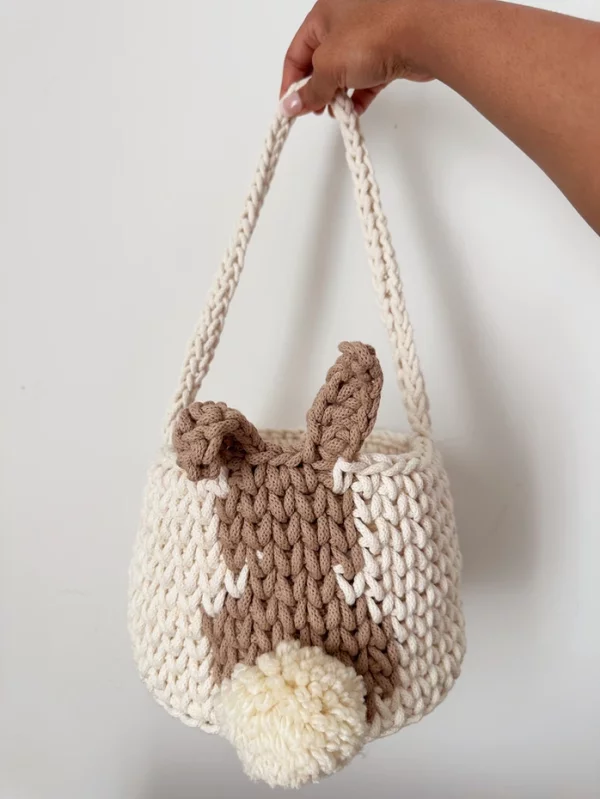 Crochet Bunny Basket