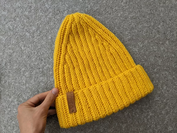 Crochet Ribbed Hat