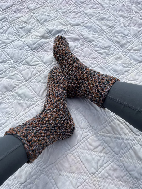 Crochet Slipper Socks