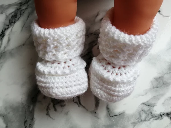 Cuffed Baby Booties