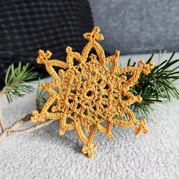 Frosty Star Snowflake