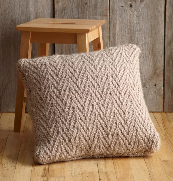 Herringbone Stitch Pillow