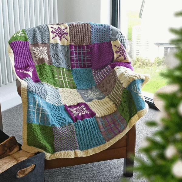 Highland Christmas Blanket Knit-Along