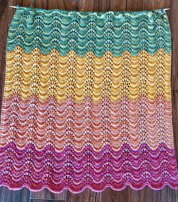 Ice Cream Rainbow Blanket