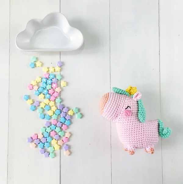 Kirika the pocket unicorn amigurumi