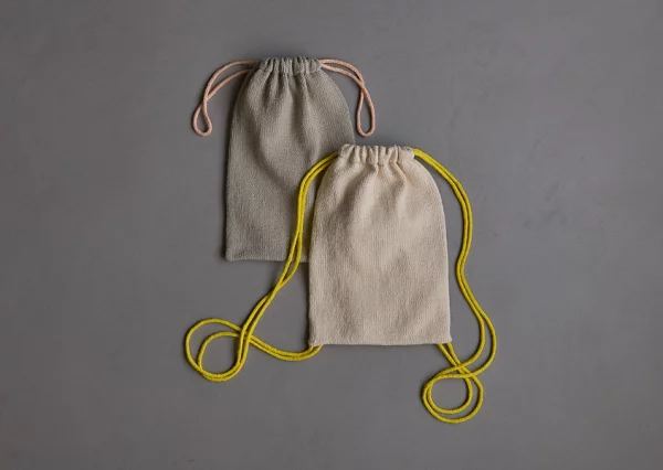 Knit Drawstring Bag + Backpack