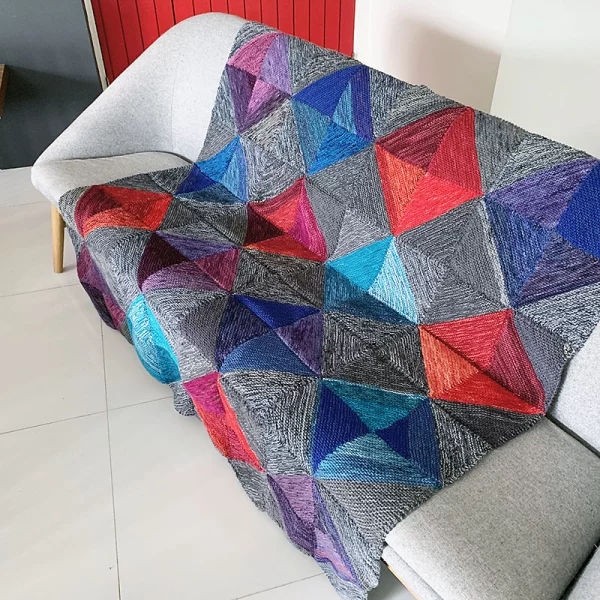 Knitter’s Quilt: Dancing Diamonds