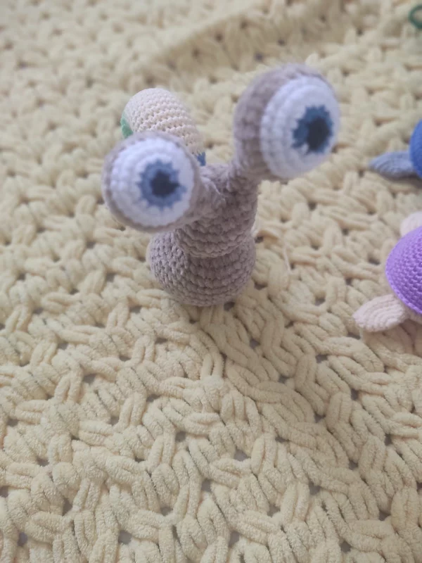 No Sew Snail Amigurumi