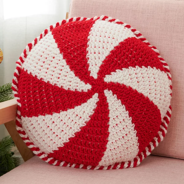 Peppermint Swirl Pillow