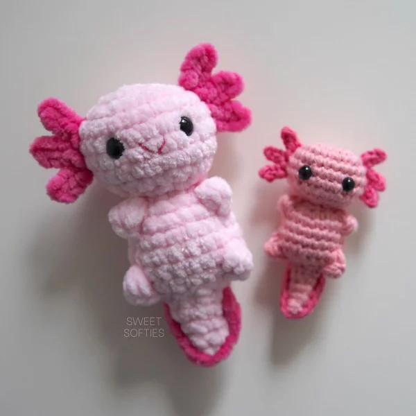 Pocket Axolotl (2 sizes)