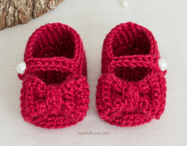 Ruby Red Mary Jane Booties