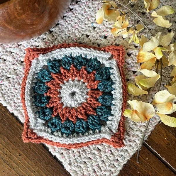 Rustic Afghan Square