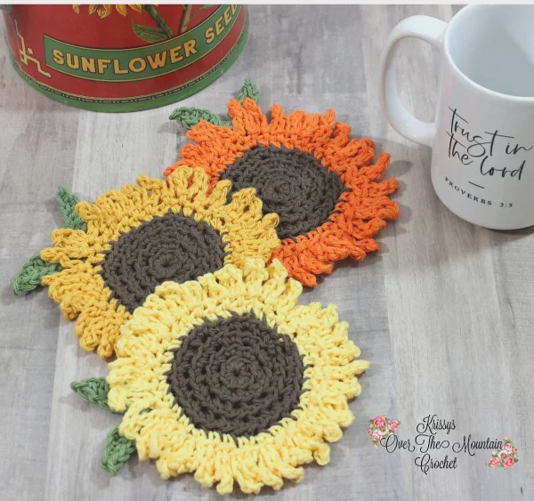 Sunflower Coaster