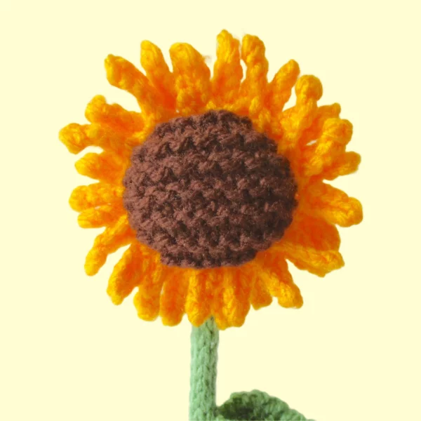 Sunflower Free Knitting Pattern