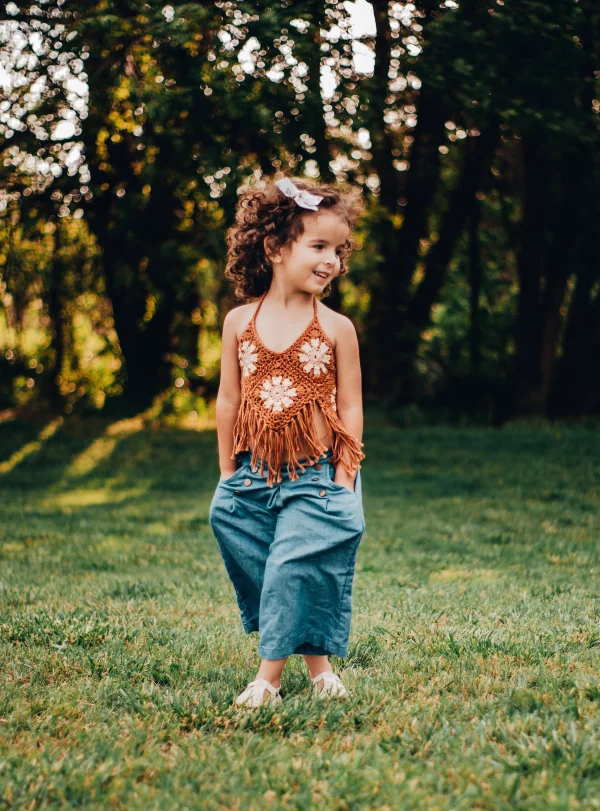 Sunflowers And Daisies Halter Top