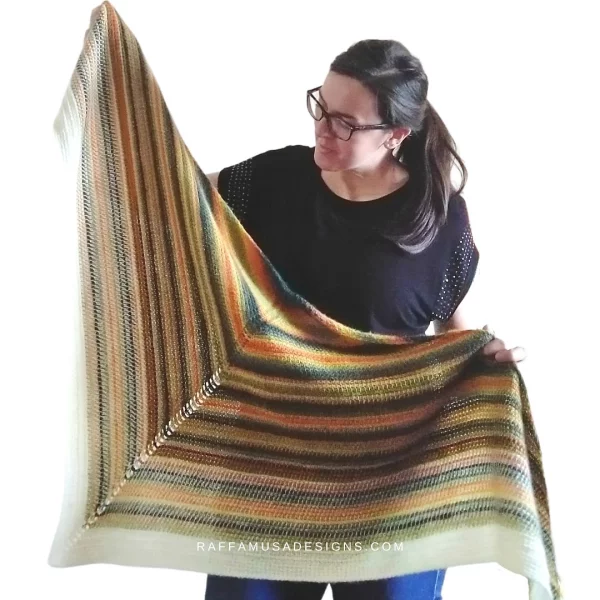 Tunisian Triangle Scarf