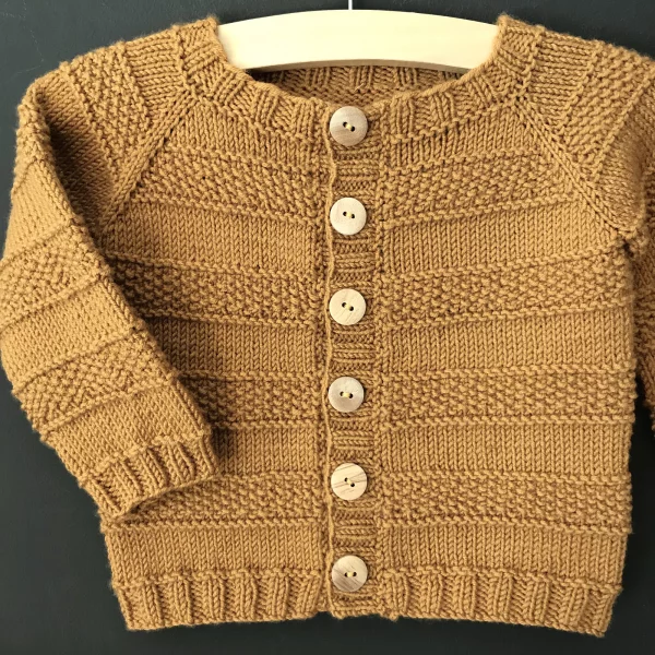 Vintage elegant patch cardigan