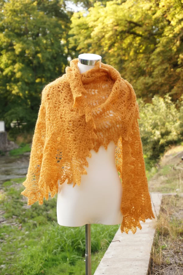 Wheat Fields Shawl