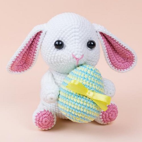 Amigurumi Bunny with Easter Egg - Printable PDF