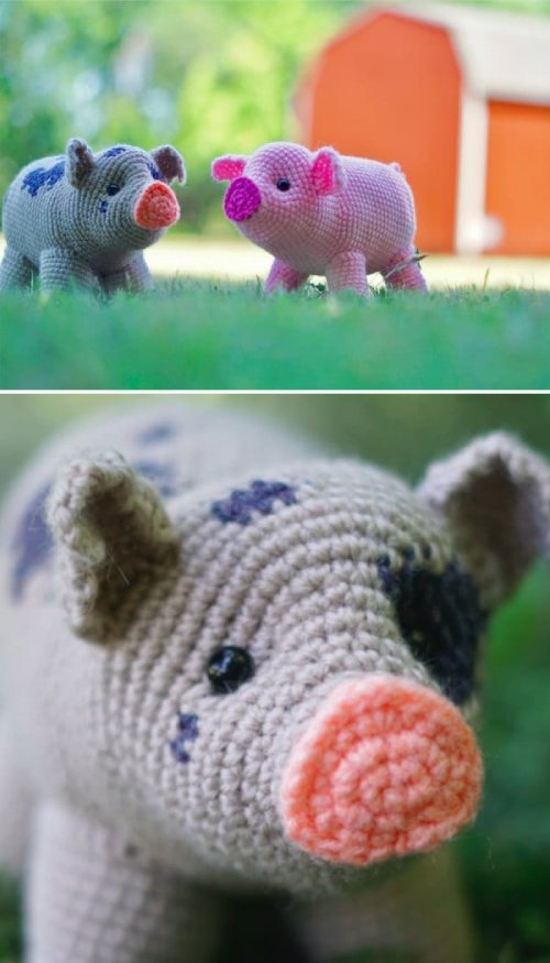 Amigurumi Mini Pigs - Free Pattern