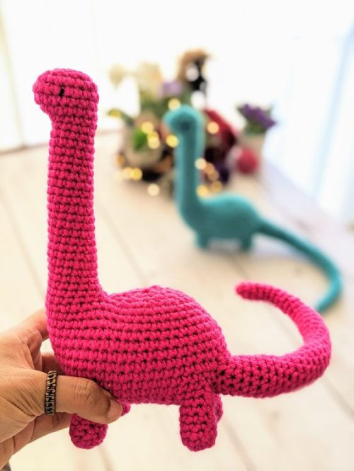 Amigurumi Brontosaurus Dinosaur - Free Crochet Pattern