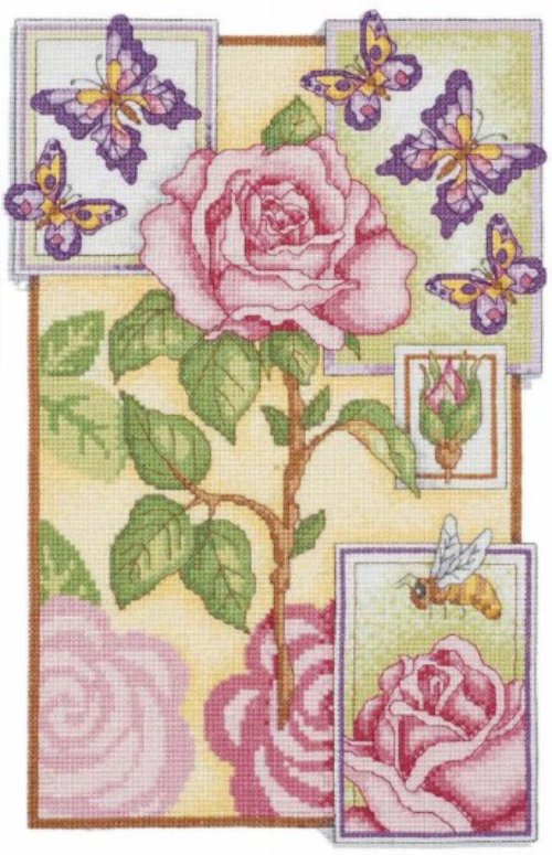 Bed of Roses - Free Cross Stitch Pattern