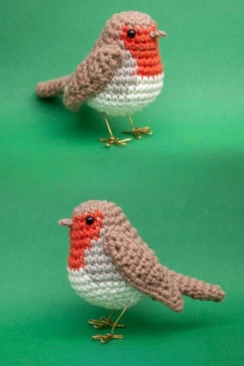 European Robin Amigurumi - Free Crochet Pattern