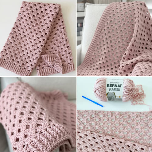 Crochet Classic Arcade Stitch Throw