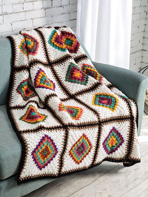 Center-to-Corner Afghan Crochet Pattern