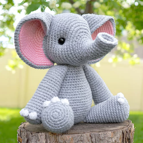 Esther the Elephant Free Crochet Pattern