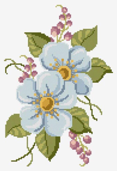 Hellebore - Free Cross Stitch Pattern