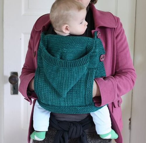 Hooded Coat Extension Panel - For Babywearing