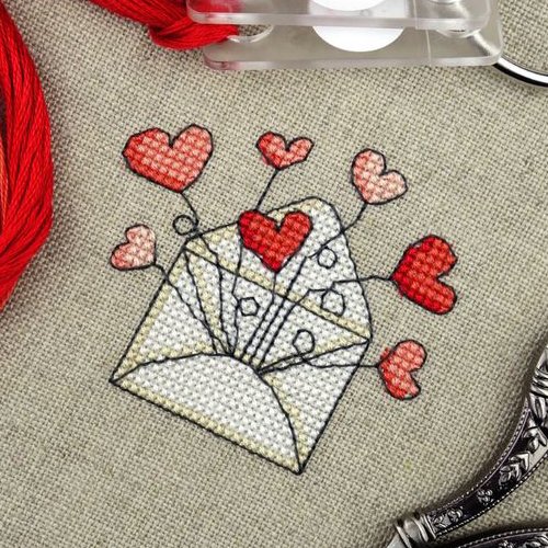 How to cross stitch on linen