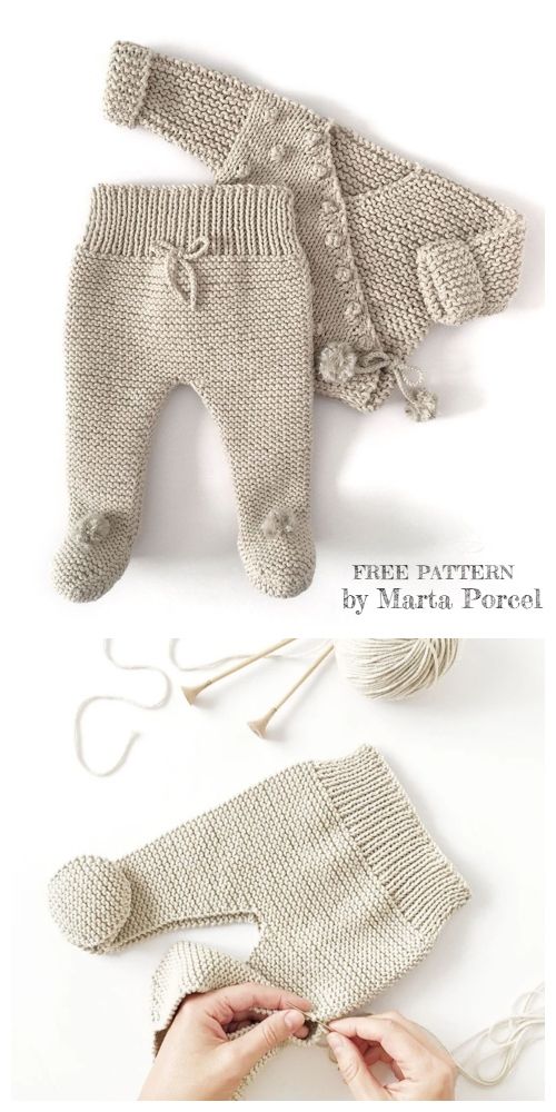 Knitted Baby Legging - Free Pattern & Tutorial