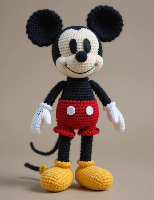 Mickey Mouse Amigurumi Free Crochet Pattern