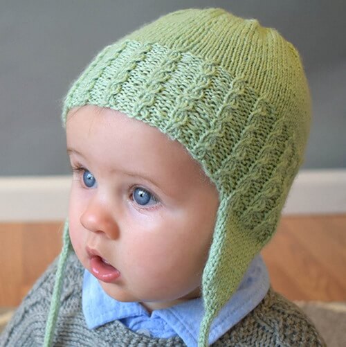 Trailhopper Baby Hat - Free Knitting Pattern