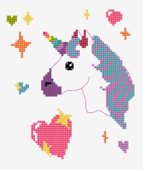 Unicorn - Free Cross Stitch Pattern