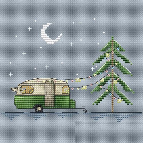 Xmas Van - Free Cross Stitch Pattern