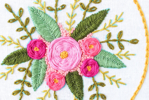 How to Hand Embroider Flowers