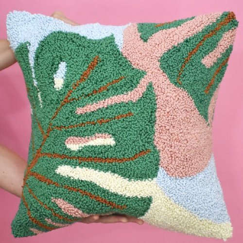 Monstera Punch Needle Pattern