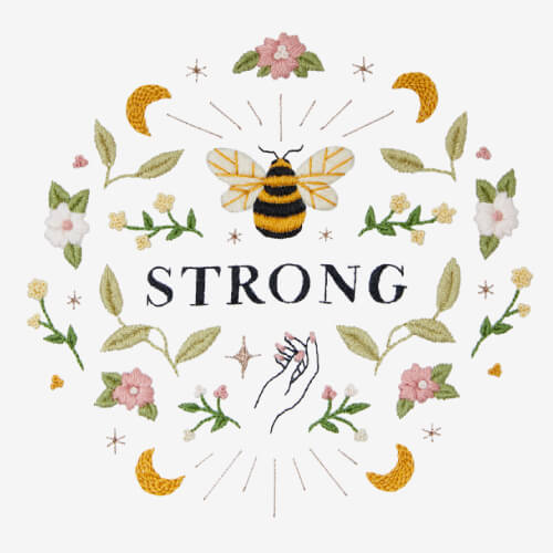Strong Embroidery Pattern